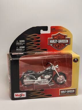 Maisto Harley Davidson 2004 FLSTFI Fat Boy Series 29 Motorcycle Collectable NIB